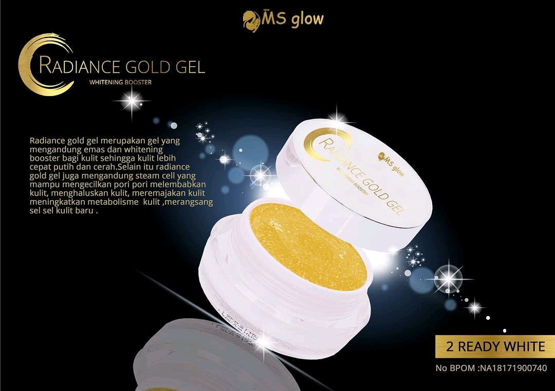 ms glow radiance gold gel original