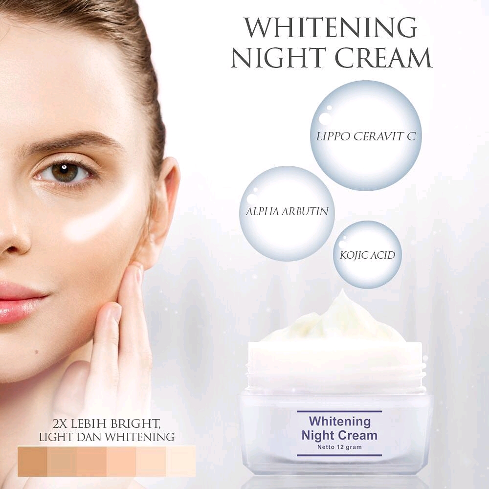 Kemasan Baru Whitening Night Cream